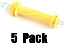 5 ea Dare 1247 Rubbergate Yellow Synthetic Rubber Electric Fence Gate Handles