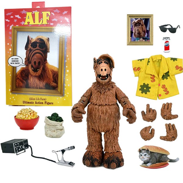 "Neca Alf Ultimate Alien Life Form 7\" Action Figure 1:12 Scale Official Collect"-image