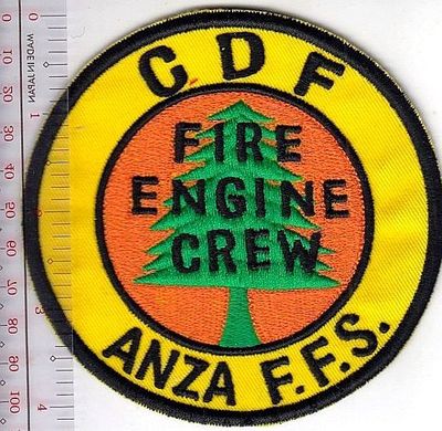Hot Shot Fire Crew California CDF Anza Forest Fire Station Fire vel NO TARIFF