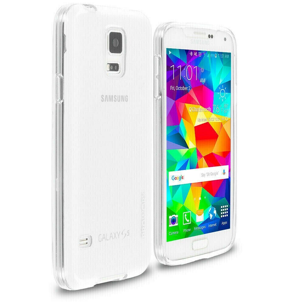 Premium Real Transparent Slim Soft TPU Case for Samsung Galaxy S5 SM-S902L Phone