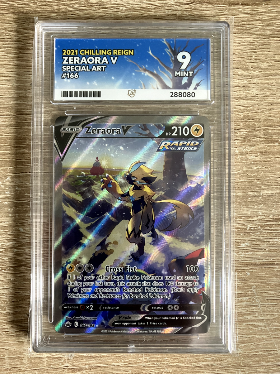 Zeraora V 166/198 Chilling Reign Alt Art Pokemon ACE 9 MINT | eBay UK