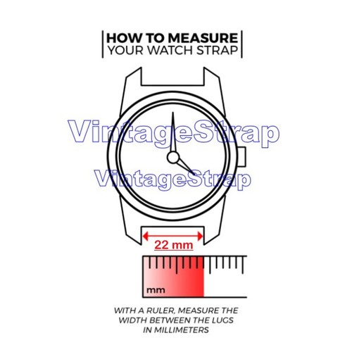 22mm Aviation Black Military Button Leather Strap Rivet Watch Band BREITLING B - Picture 5 of 5