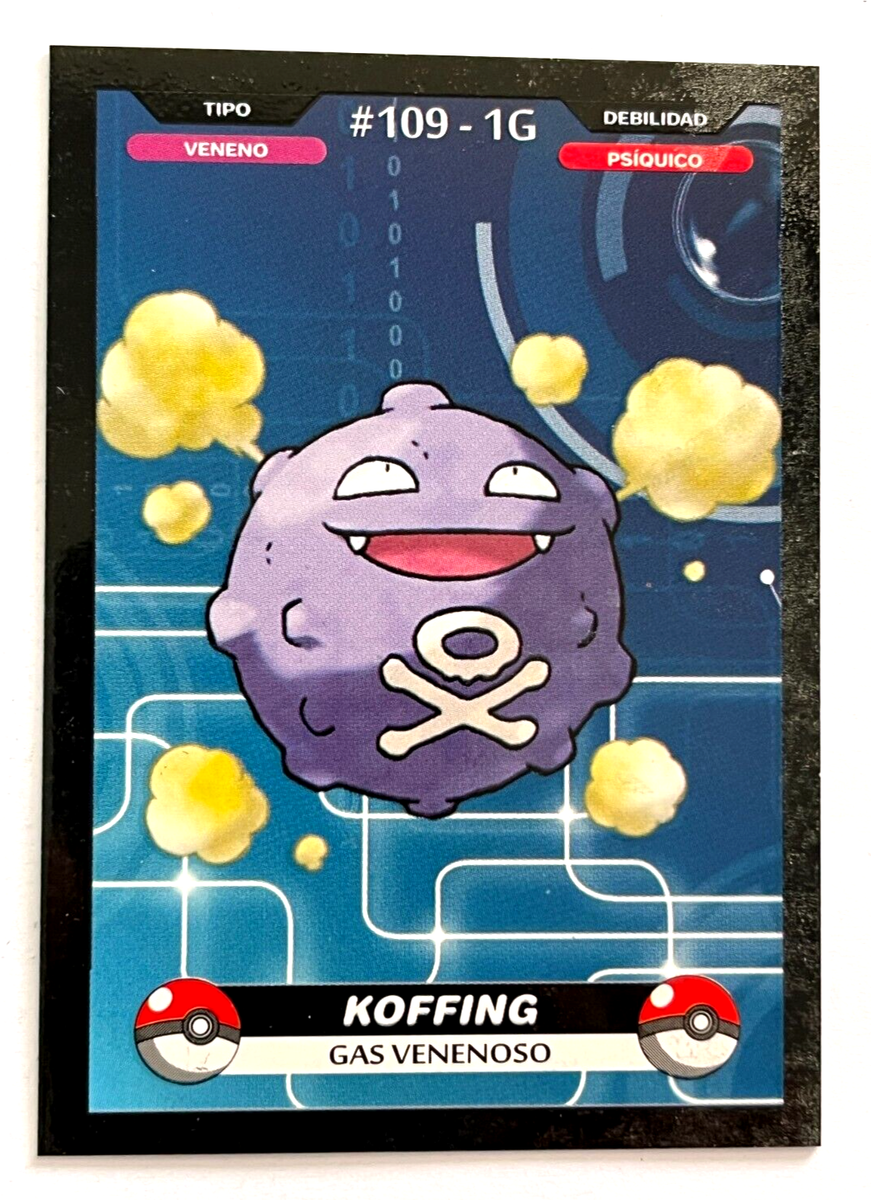 2025 POKEMON KANTO CREALASER TCG Card #109 KOFFING Peru Edition | eBay
