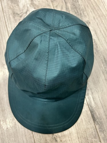Vintage LL Bean Gore Tex Teal Hat Cap Tech Adjustable Lightweight Outdoor - Picture 2 of 6