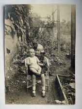 BAMBINA BAMBOLA doll toy giocattolo vecchia FOTO  