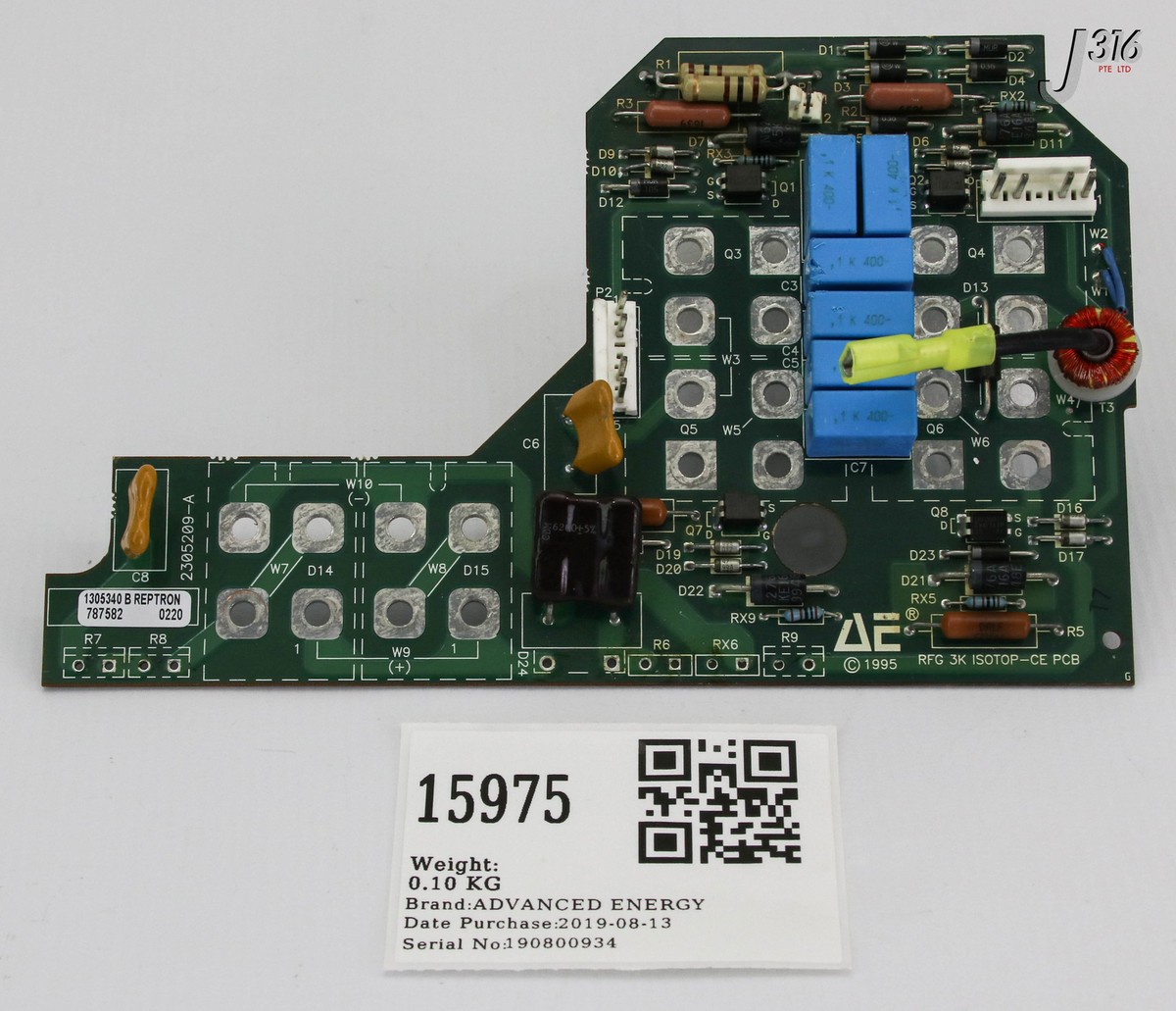 カン 15975 ADVANCED ENERGY PCB, RFG 3K ISOTOP-CE, 1305340 B 2305209-A