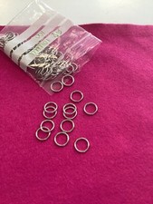 Metal Bra Strap Adjustment lingerie Slides, Rings or Slider Pack of 10