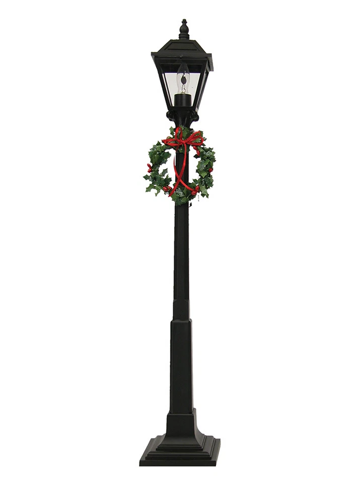 Authentic Byers Choice Black Wrought Iron Lamppost Accessory Elegant Lantern