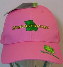 SYDENSTRICKER Missouri JOHN DEERE Tractor Equipment PINK UNISEX SNAPBACK HAT CAP