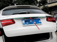 Fit For Benz GLC300 2016-22 Chrome Steel Car Rear Tailgate Trunk Lid Cover Trim 