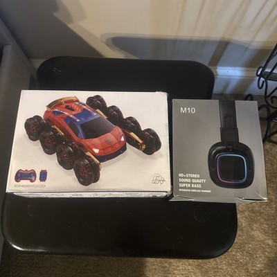Terucle Spider RC Cars Remote Control Stunt Car &Hd headphone