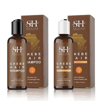 SEVICH Naturals Chebe Shampoo & Conditioner Set - with 100% African 