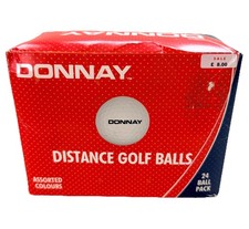 Donnay Distance Golf Balls X24 Balls Assorted Colours New