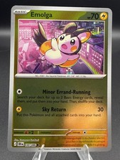 Emolga 030/086 ME04: Chaos Rising Reverse Holo- Pokemon TCG- NM