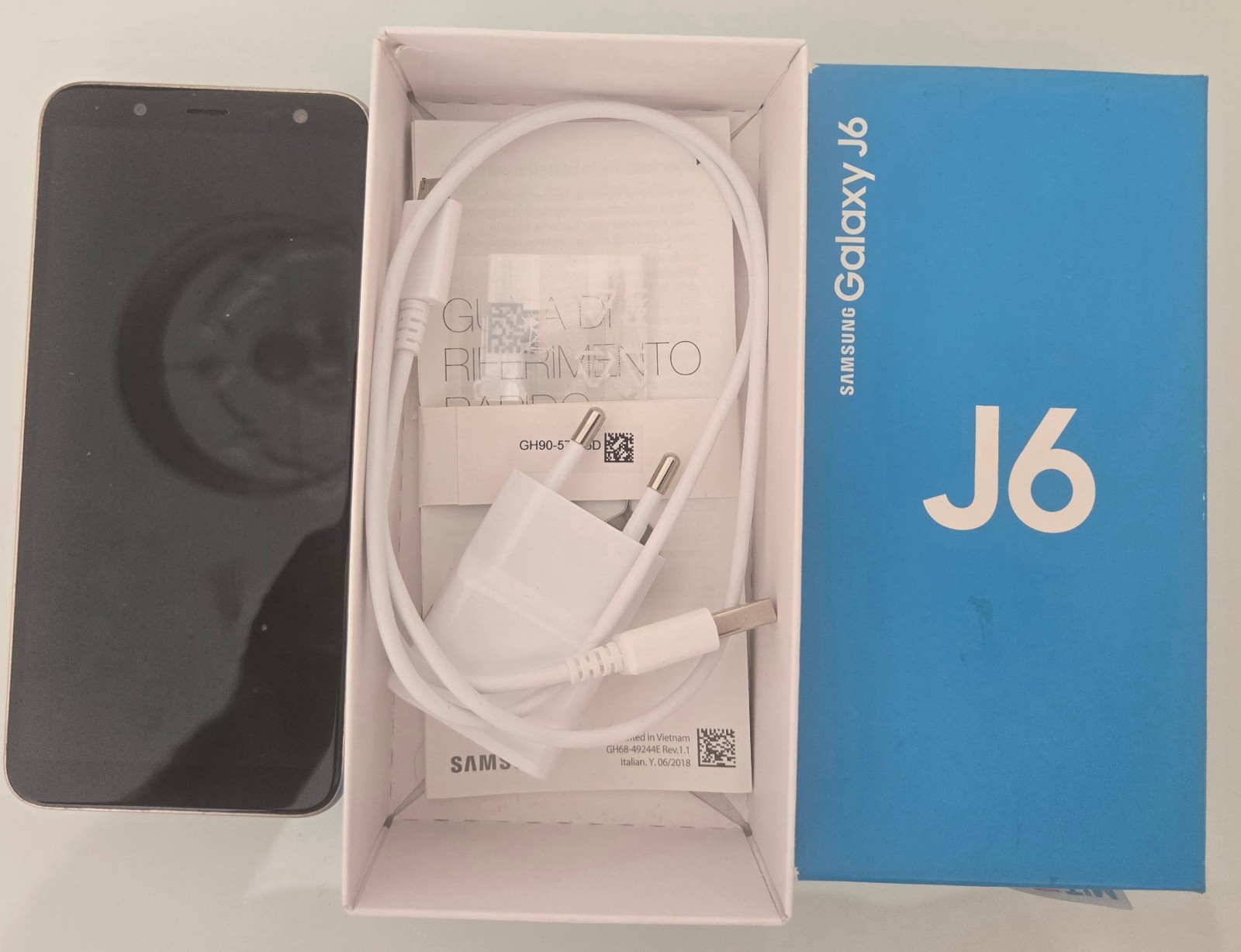 Samsung Galaxy J6 SM-J600 gold marchiato TIM usato funzionante