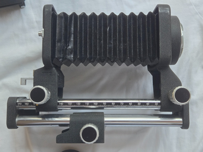 Original Nikon PB-4 Bellows Focusing Attachment + PS-4 Slide