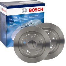 2X BOSCH BREMSSCHEIBEN Ø276mm HINTEN PASSEND FÜR HONDA CIVIC