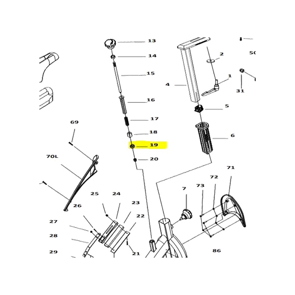 Сменная гайка для велотренажера Sunlite F6F7 - Сверхпрочные детали для велоспорта M10 2890₽