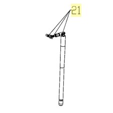 DeWalt Genuine OEM Antenna for DCR015 Radio - 5140189-59