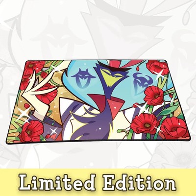 2024 Helluva Boss SPRING FLOWERS ASMODEUS Official Playmat Vivziepop READ Ozzie