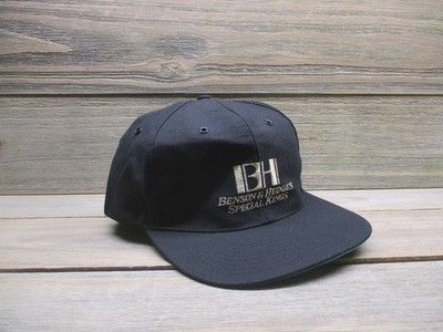 VTG Benson Hedges Special Kings Take Edge Off Black Snapback Hat Cigarette NEW