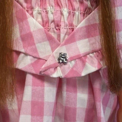 Poupée Ideal Crissy Family Dolls Look Around Crissy avec jolie robe en vichy rose - Photo 15/18