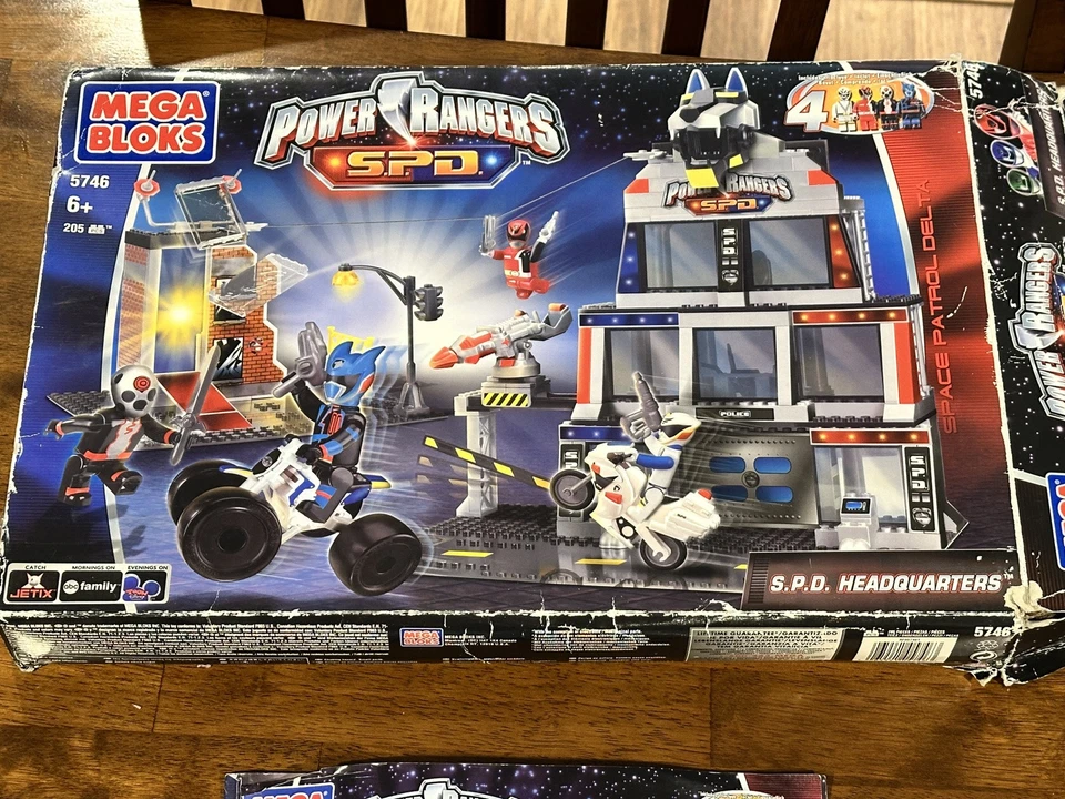 Mega Bloks Power Rangers SPF Headquarters 5746 Incomplete Building set Toys - Image 4 of 4