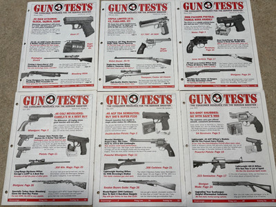 Gun tests Magazine 2001 (twelve issues). The resource for the serious shooter.