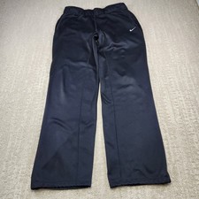 Nike Sweatpants Women Small Therma Fleece Training Pants Black