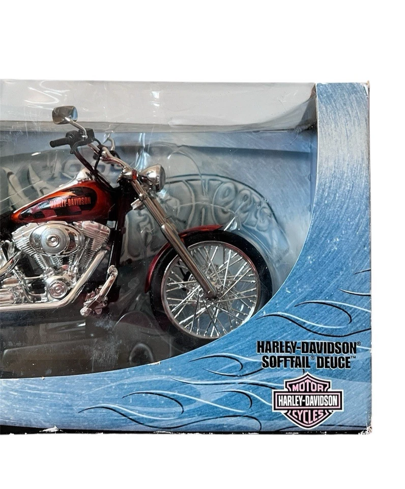 Vintage Hot Wheels Harley-Davidson Dyna Wide Glide 1:10 Scale Die-Cast Motor - Image 3 of 4