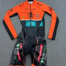 KALAS Speedsuit Mens Size 4+ One Piece Padded Cycling Suit Racing CK Toten Trakk