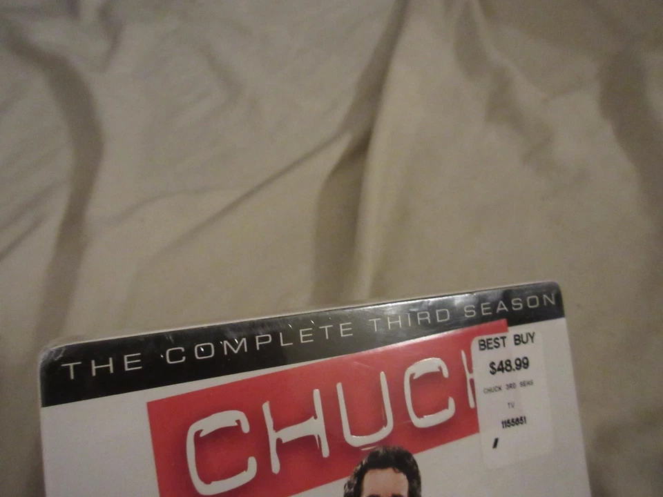 Chuck: The Complete Third Season DVD's NEW Zachary Levi Yvonne Strahovski Sealed Foto 3 de 3