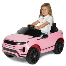 Range Rover Evoque 12V Battery-Powered Ride-On Car w/ Headlights  Horn, Ages 3 