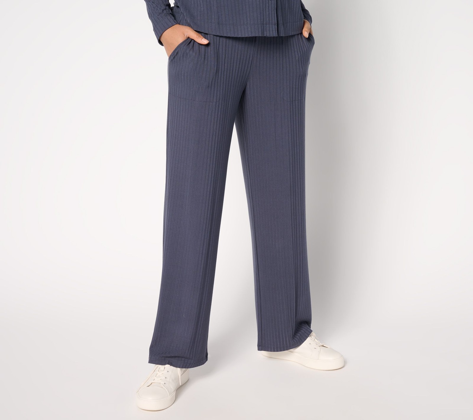 Maya J Women's Pants Sz XL Radiant Straight-Leg Pull-On Blue A686329