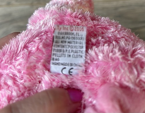 Ty Classic Beanie Babies Beans The Pig Retired Plush Stuffed Animal 2006 - Picture 8 of 10