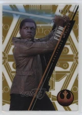 2016 Topps Star Wars High Tek Form 2 Pattern 1 Gold Rainbow Foil 46/50 Finn 12bg