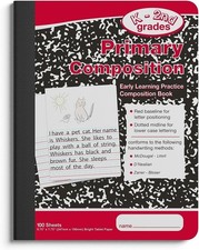 12 X Staples K-2nd Primary Composition Notebooks Wide Ruled/ Drawing Area