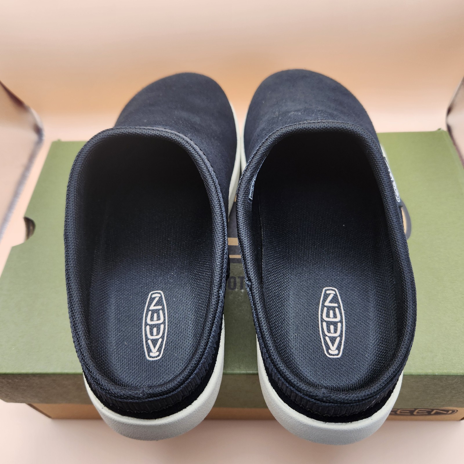 Zoccoli donna KEEN Elle Mule scamosciati nero betulla taglia 7