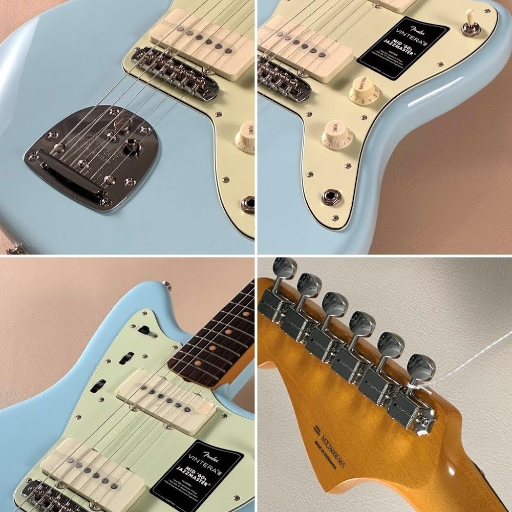 Fender Vintera III Mid '60s Jazzmaster / Sonic Blue S/N:MX26006365