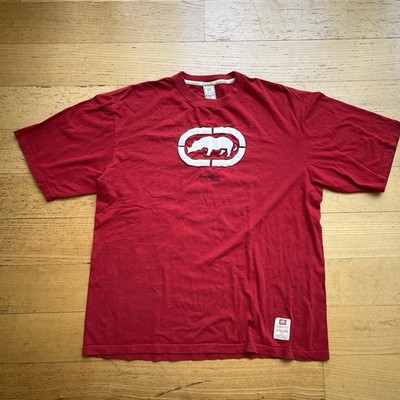 Red vintage Y2K Ecko Unltd. Men's XL Crew Neck