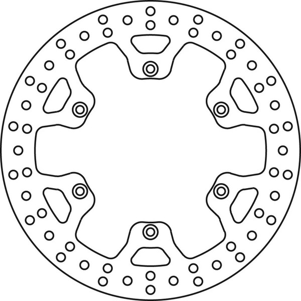 TRW Bremsscheibe (FüR: Yamaha YZ 125 4DB 92 Vorne )-image