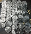 1943 P  1C Lincoln Cent Roll Of 50 XF Steel Penny’s Dealers Lot #5