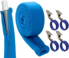 Aveen 6ft CPAP Hose Cover with 4 Holding Clips, Soft Fleece Tubing Wrap Insul...