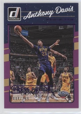2016-17 Panini Donruss Press Proof Purple 84/199 Anthony Davis #97 u5y