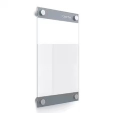 Quartet Gi8511 Dry Erase Board, Glass, 11 In, 8 1/2 In, No Frame Frame, White,