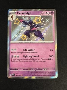 Ceruledge 162/091 SV: Paldean Fates Shiny Rare Holo