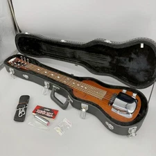 SX Guitars 6-String Electric Lap Steel Guitar Used From Japan with Hard Case