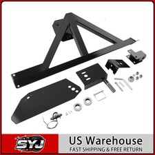 Black Tire Carrier W Drop-down Fit For Hummer H2 03-09 Up To A 28570-17 Tire Black Tire Carrier W Drop-down Fit For Hummer H2 03-09 Up To A 28570-17 Tire