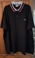 LACOSTE Regular Fit Men  s Black POLO Shirt