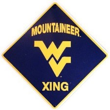 Hangtime University of West Virginia - West Virginia Mountaineers 12x12 Crossing